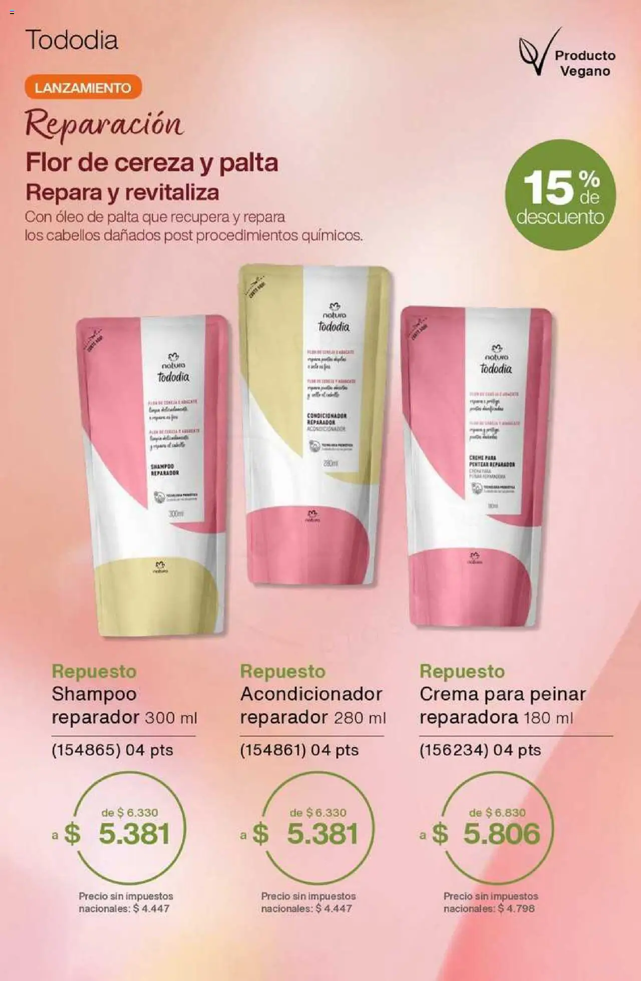 Catálogo Natura Ciclo 8 │ válido desde el 03.06.2025 | Página: 203 | Productos: Shampoo, Acondicionador, Palta, Crema