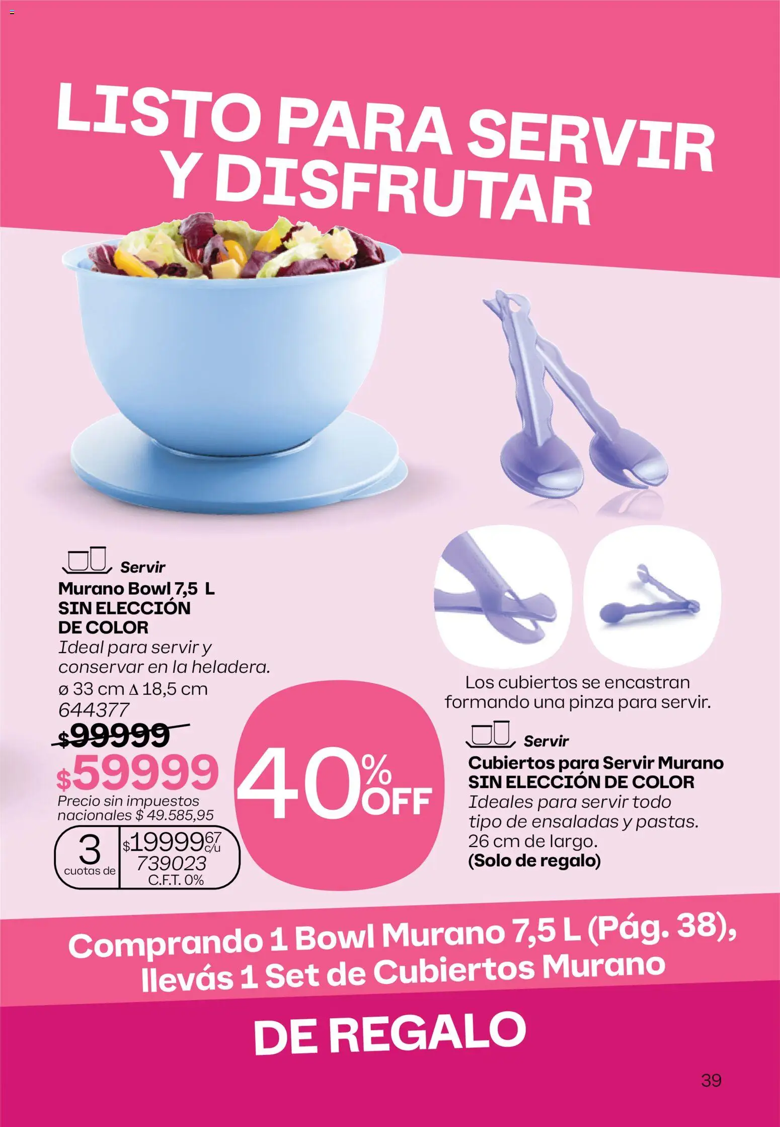 Tupperware Black Friday │ válido desde el 30.10.2025 | Página: 40 | Productos: Bowl, Pinza