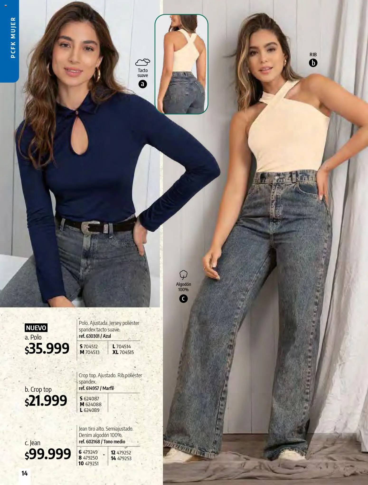 Pacifika revista - valida desde el 01.04.2026 | Página: 14 | Productos: Algodón, Jean, Top