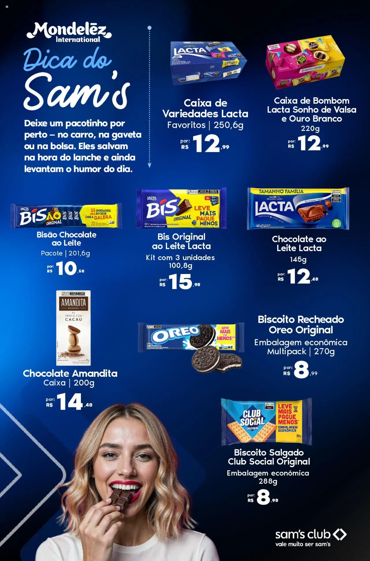 Sam's Club Folheto - válido de 21.07.2025 | Página: 12 | Produtos: Biscoito, Caixa, Biscoito recheado, Bombom