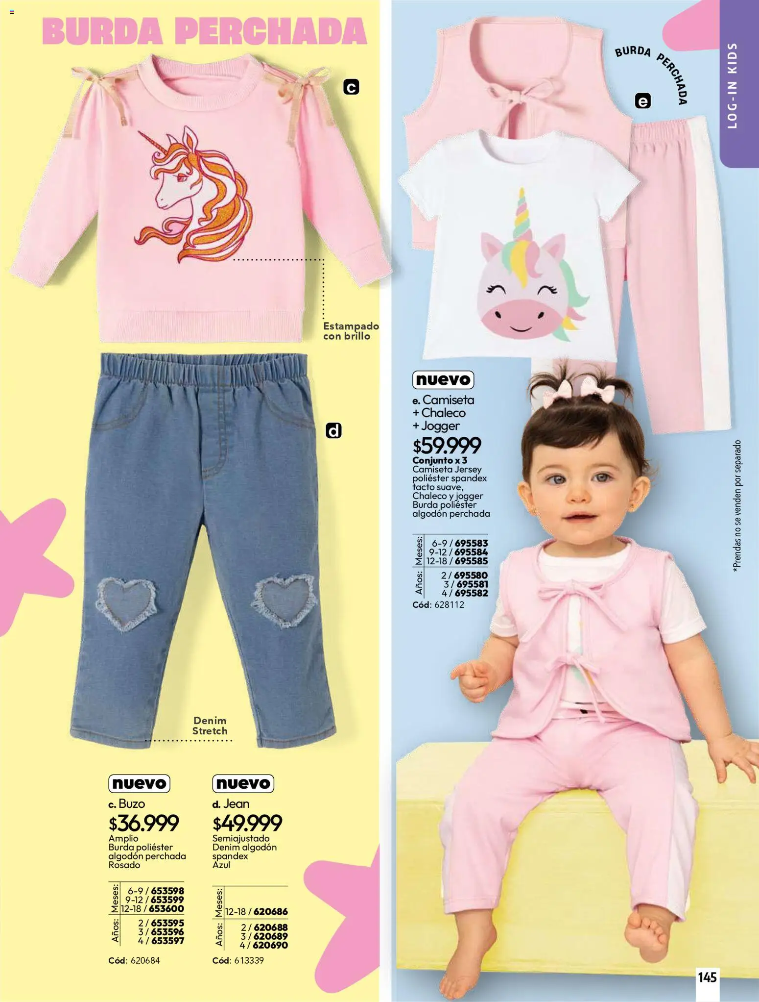 Carmel revista - valida desde el 01.04.2026 | Página: 145 | Productos: Algodón, Buzo, Conjunto, Chaleco