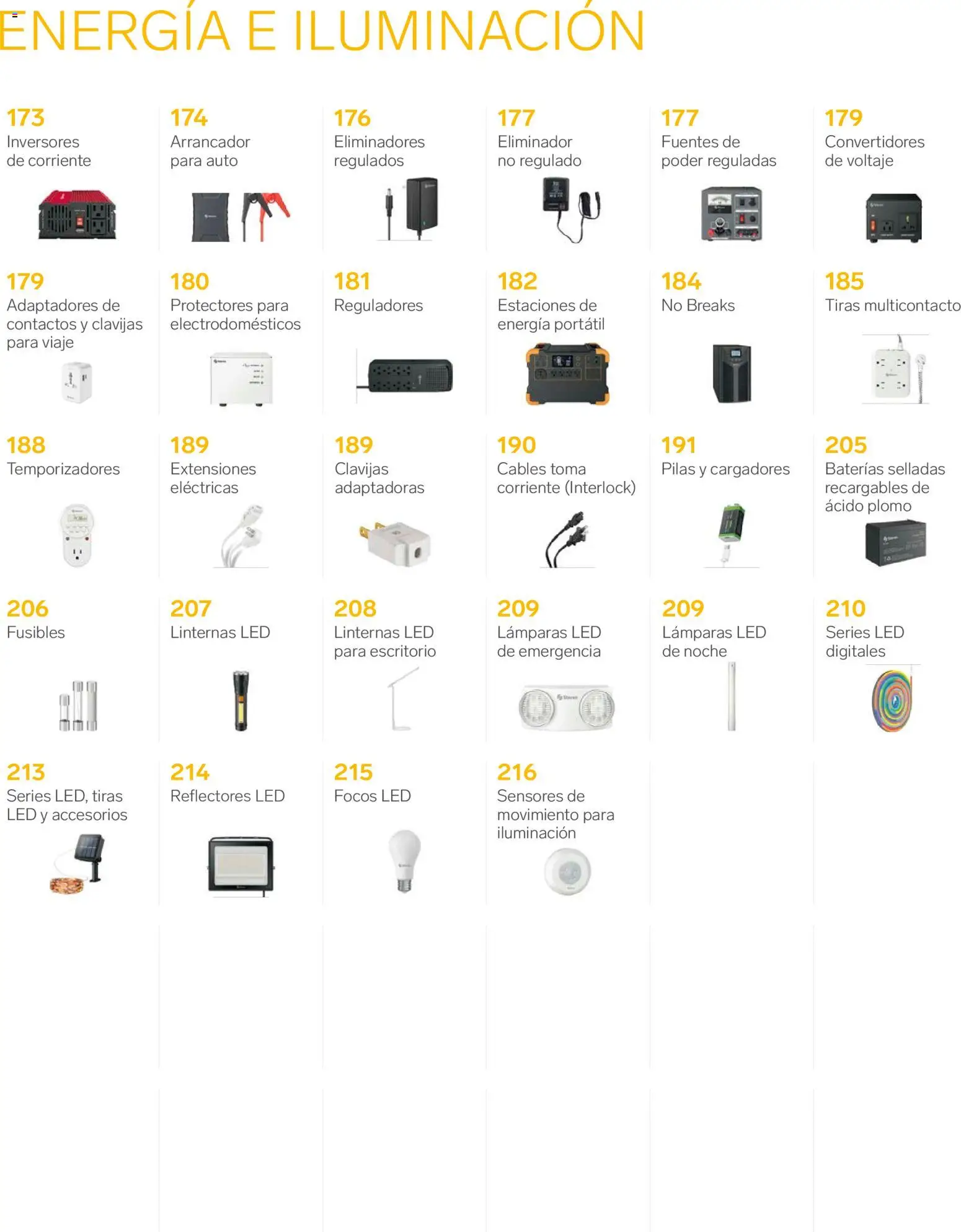 Nuevas ofertas de Steren válidas en toda la República Mexicana desde el 01.01.2026. ¡Encuentra las mejores ofertas en Steren catálogo! | Página: 184 | Productos: Escritorio, Pilas