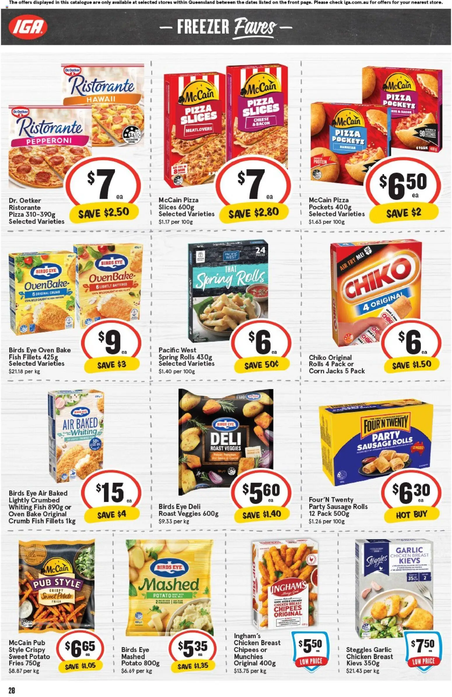 IGA catalogue - valid from 29.10.2025 | Page: 27 | Products: Fish, Garlic, Freezer, Oven