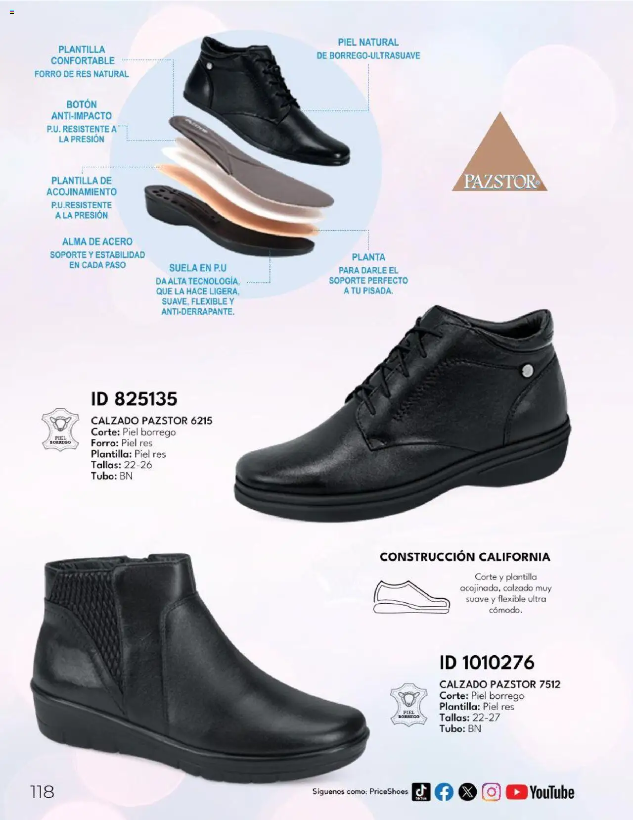 Nuevas ofertas de Price Shoes válidas en toda la República Mexicana desde el 26.06.2025. ¡Encuentra las mejores ofertas en Price Shoes catálogo Botas ! | Página: 118 | Productos: Res, Planta, Flexible