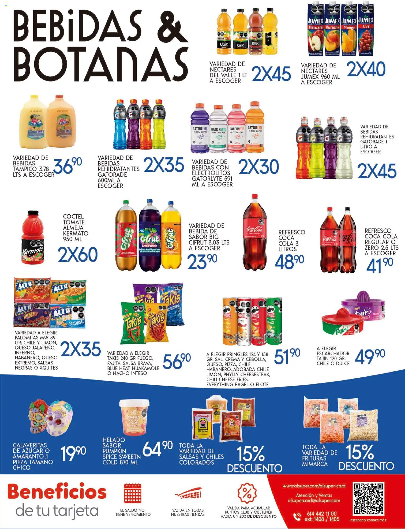 Nuevas ofertas de Alsuper válidas en toda la República Mexicana desde el 21.10.2025. ¡Encuentra las mejores ofertas en Alsuper folleto! | Página: 7 | Productos: Refresco, Manzana, Uva, Helado