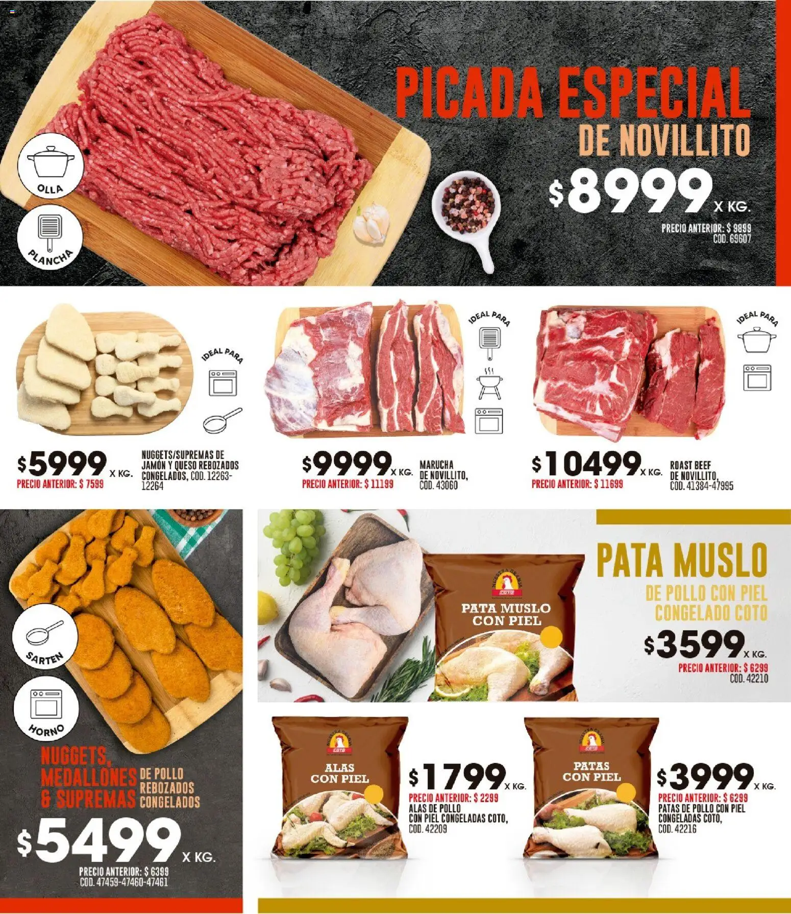 Coto - Ofertas │ válido desde el 19.01.2026 | Página: 5 | Productos: Sartén, Olla, Queso, Jamón