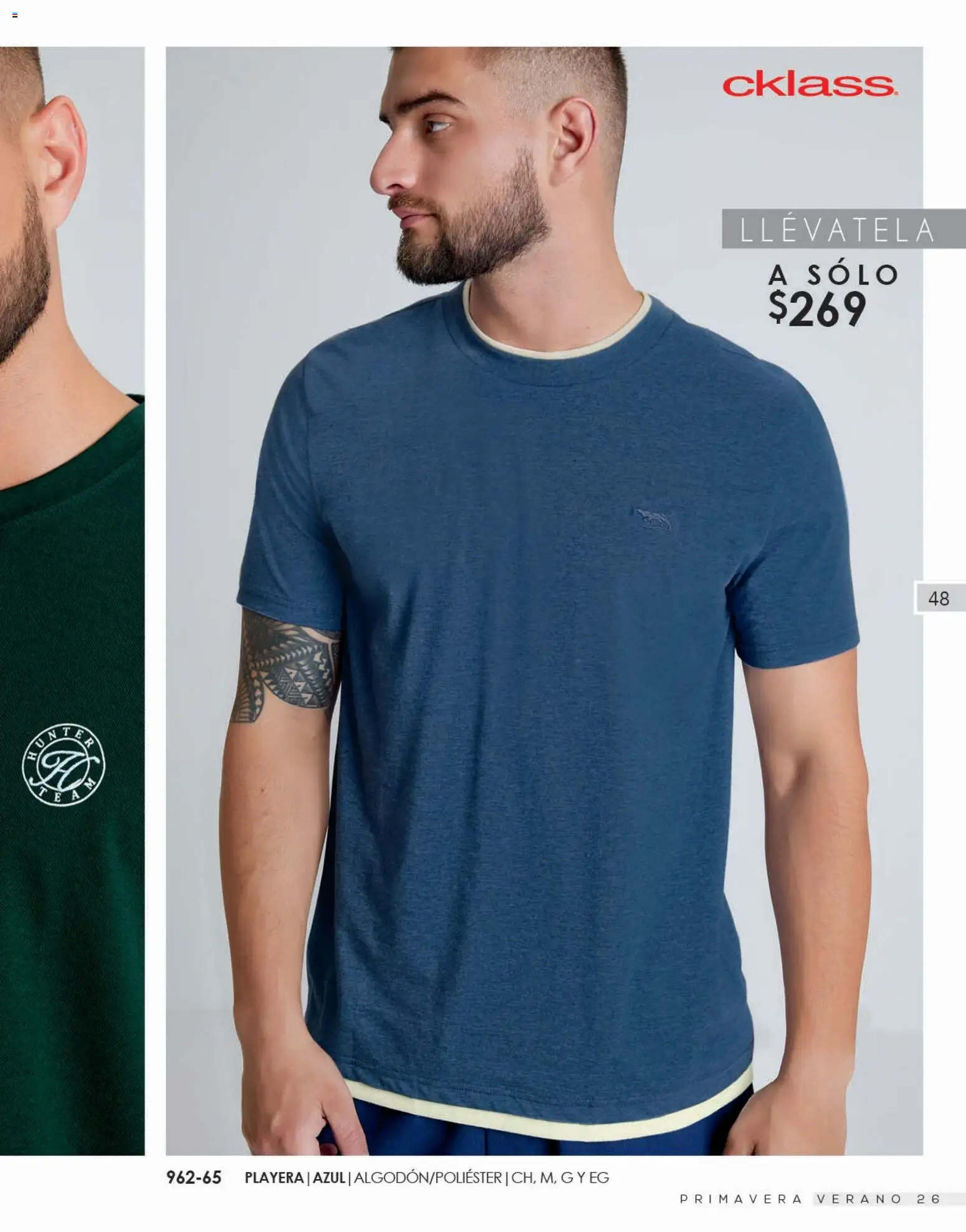 Nuevas ofertas de Cklass válidas en toda la República Mexicana desde el 02.01.2026. ¡Encuentra las mejores ofertas en Cklass catálogo Calzado Caballero! | Página: 128 | Productos: Playera