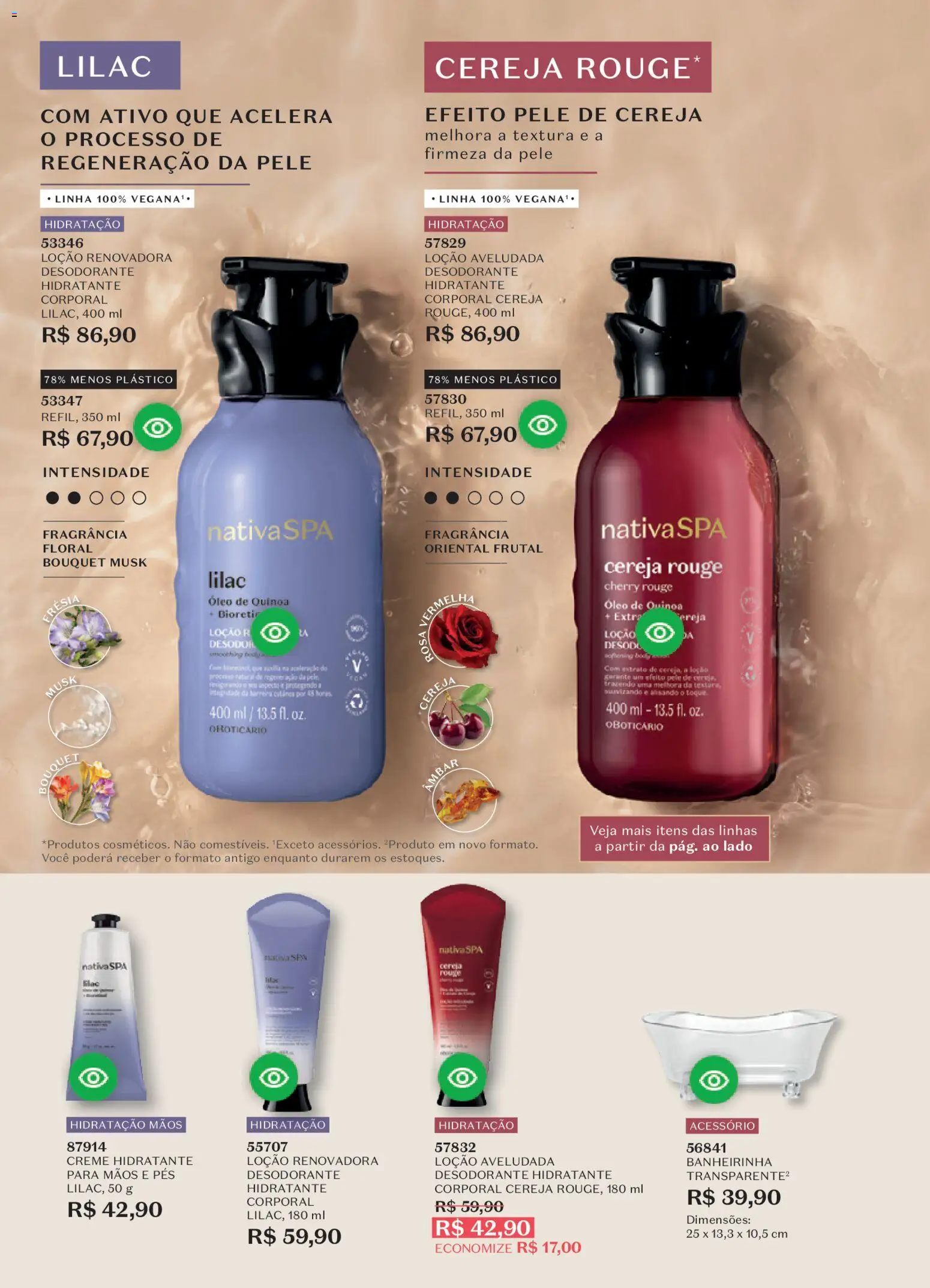 O Boticário Folheto - válido de 19.01.2026 | Página: 97 | Produtos: Cereja, Quinoa, Hidratante corporal, Creme