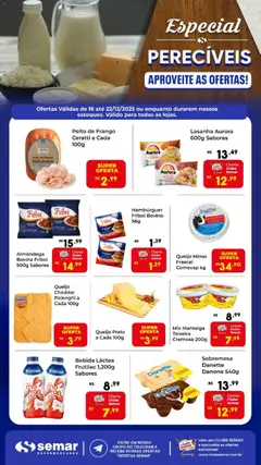 Semar Supermercado - Ofertas Perecíveis - Pré-Visualização do folheto da loja Semar Supermercado, válido de 16.12.2025