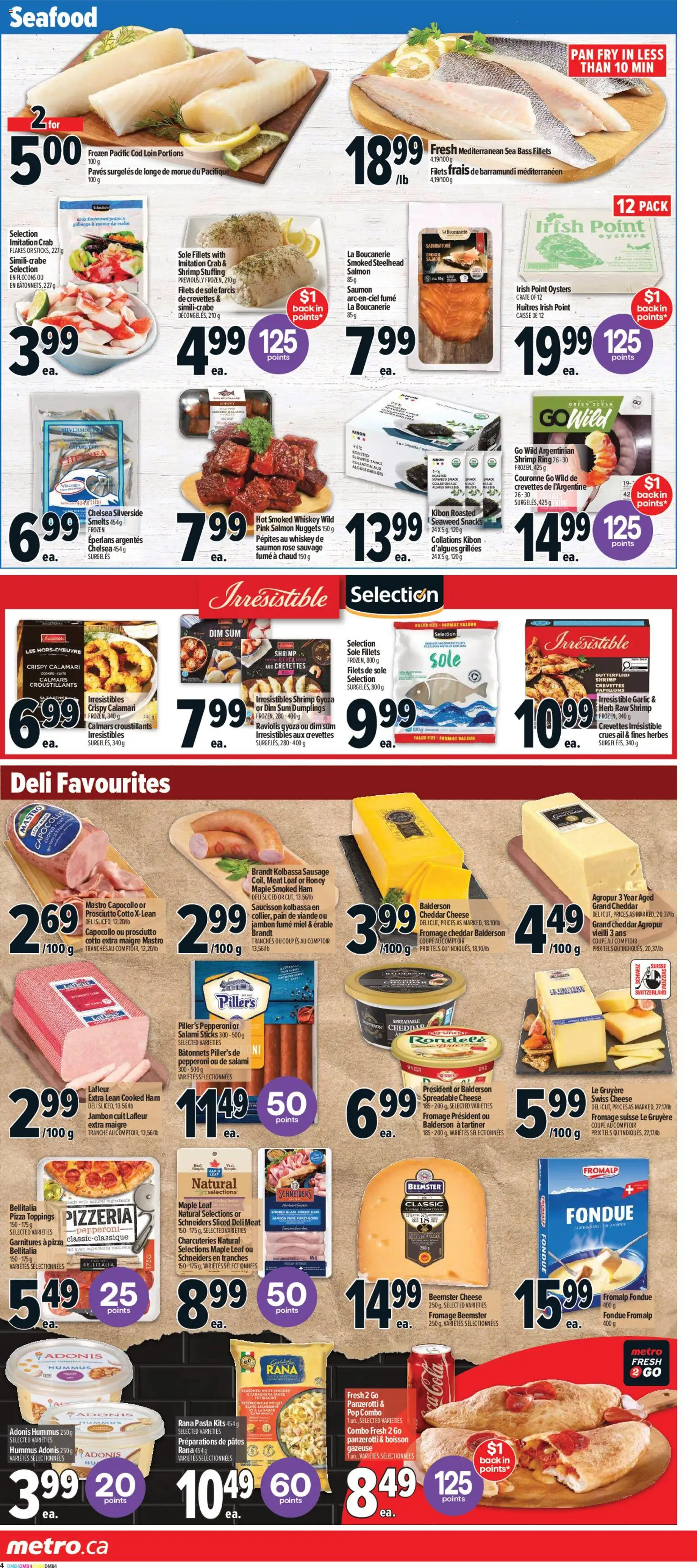 Metro flyer valid from 26.02.2026 | Page: 8 | Products: Flakes, Salami, Ham, Pizza