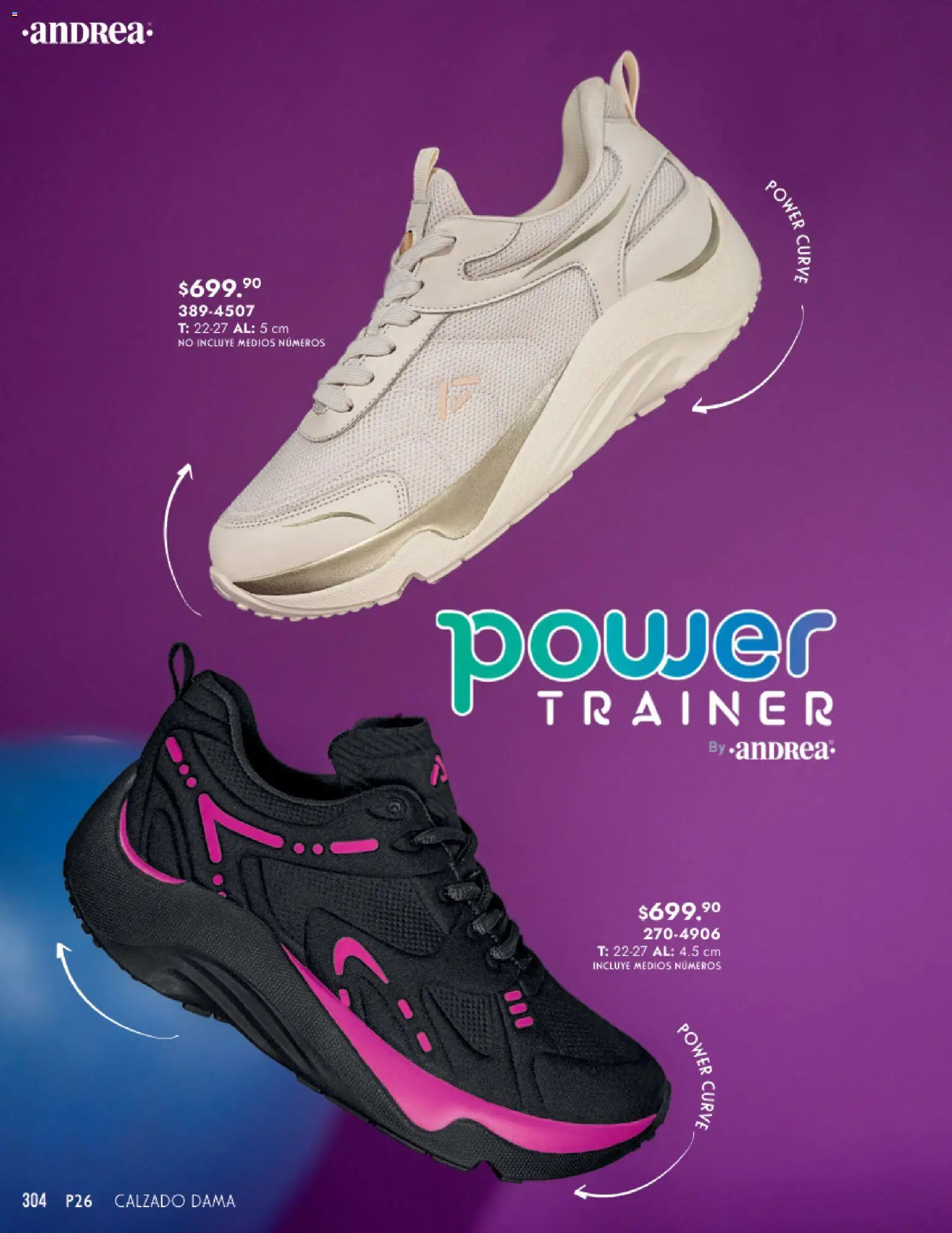 Nuevas ofertas de Andrea válidas en toda la República Mexicana desde el 25.01.2026. ¡Encuentra las mejores ofertas en Andrea catálogo Calzado Dama! | Página: 304