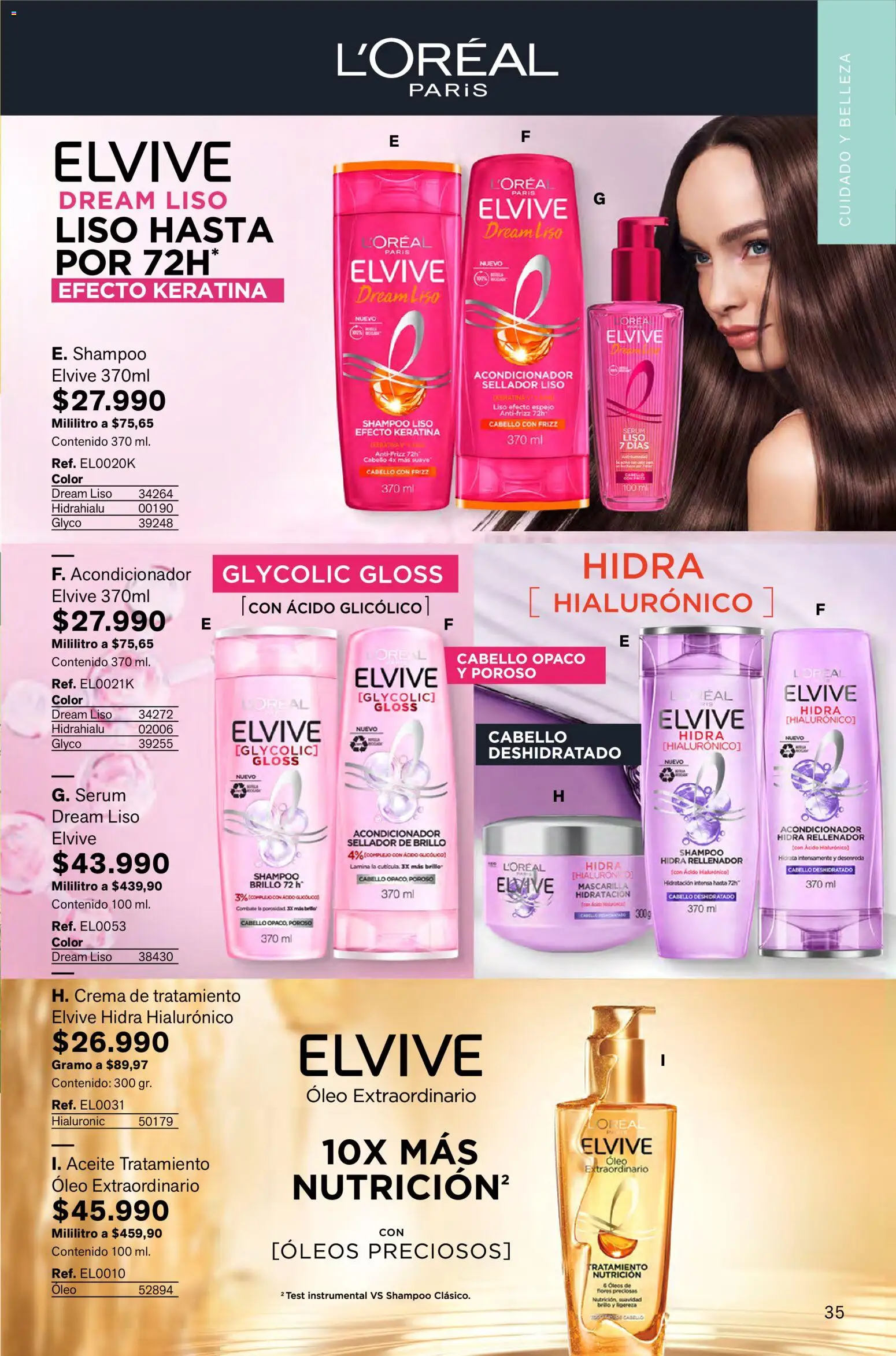 Leonisa revista - valida desde el 05.02.2026 | Página: 35 | Productos: Serum, Espejo, Acondicionador, Aceite