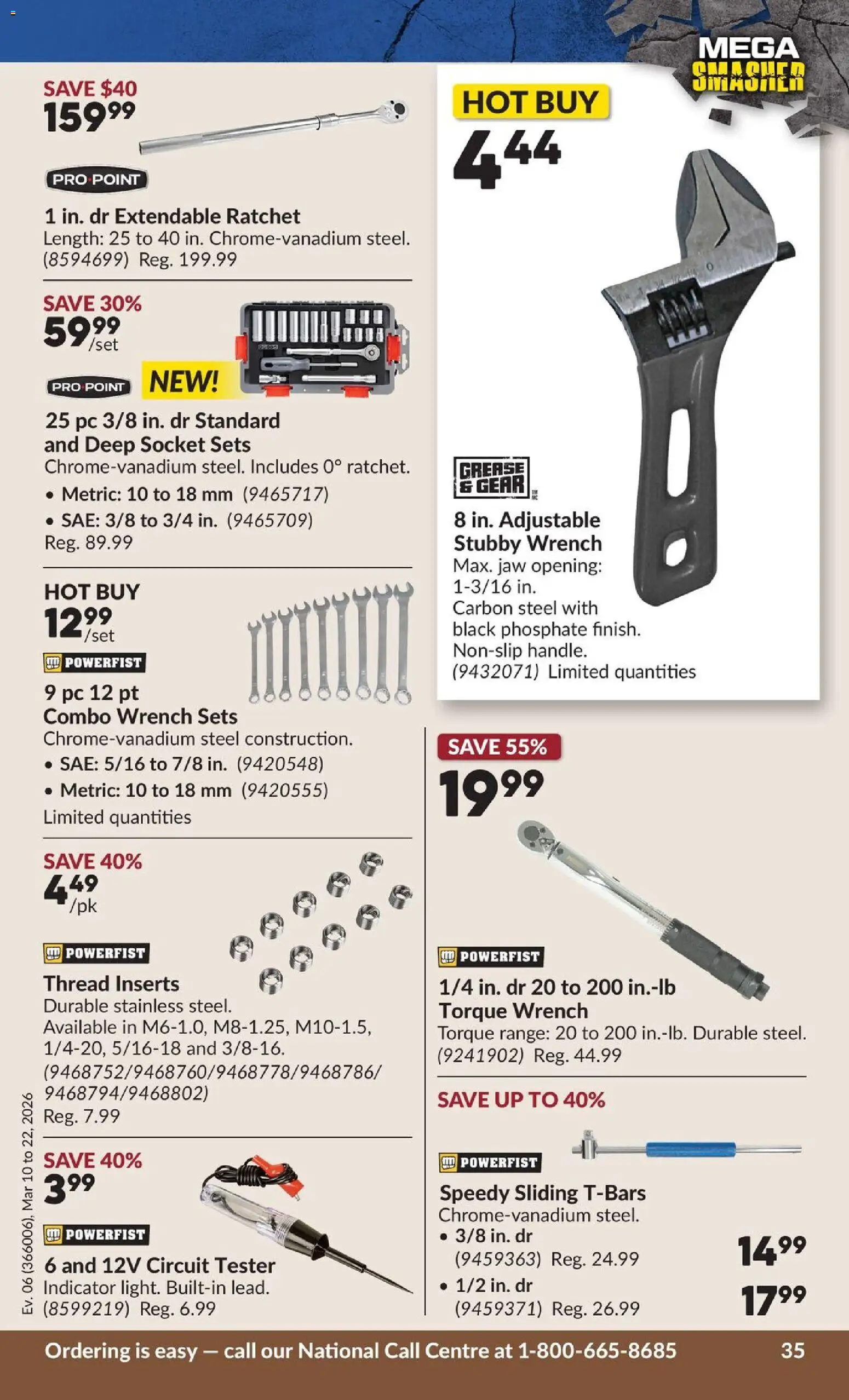 Princess Auto flyer valid from 10.03.2026 | Page: 40 | Products: PC, Socket