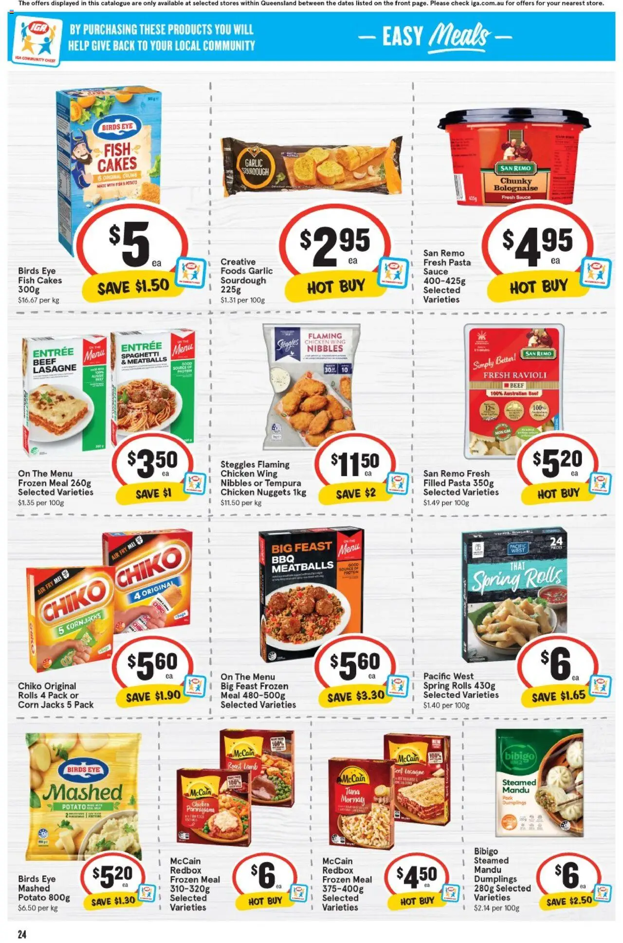 IGA catalogue - valid from 20.08.2025 | Page: 21 | Products: Lamb, Pasta, Sauce, Garlic