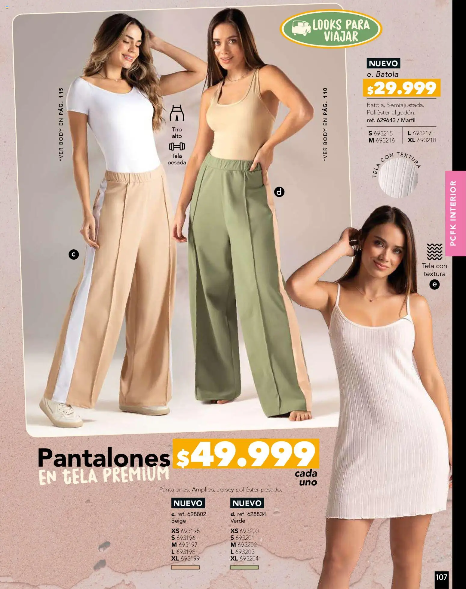 Pacifika revista - valida desde el 01.11.2025 | Página: 107 | Productos: Body, Pantalones