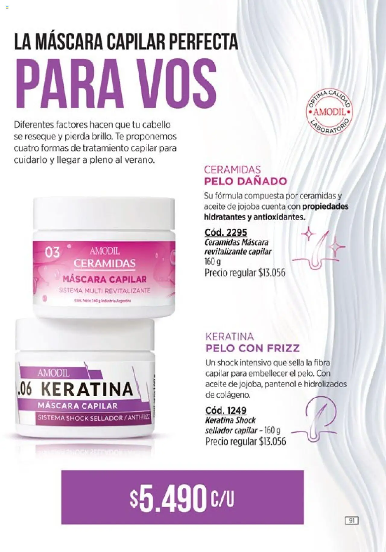 Catálogo Amodil Campaña 16 │ válido desde el 01.10.2025 | Página: 91 | Productos: Aceite, Máscara, Té