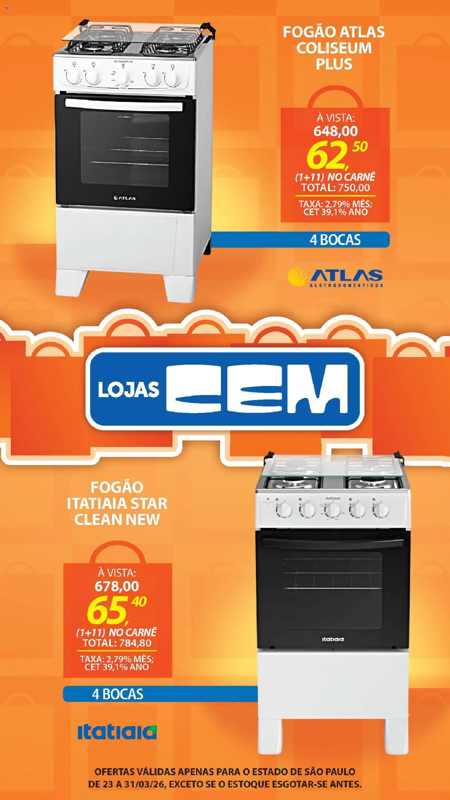 Lojas Cem Folheto - válido de 23.03.2026 | Página: 40