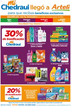 Vista previa de Arteli folleto MiChedraui, nuevo folleto de la tienda, válido en México a partir del 14.11.2025