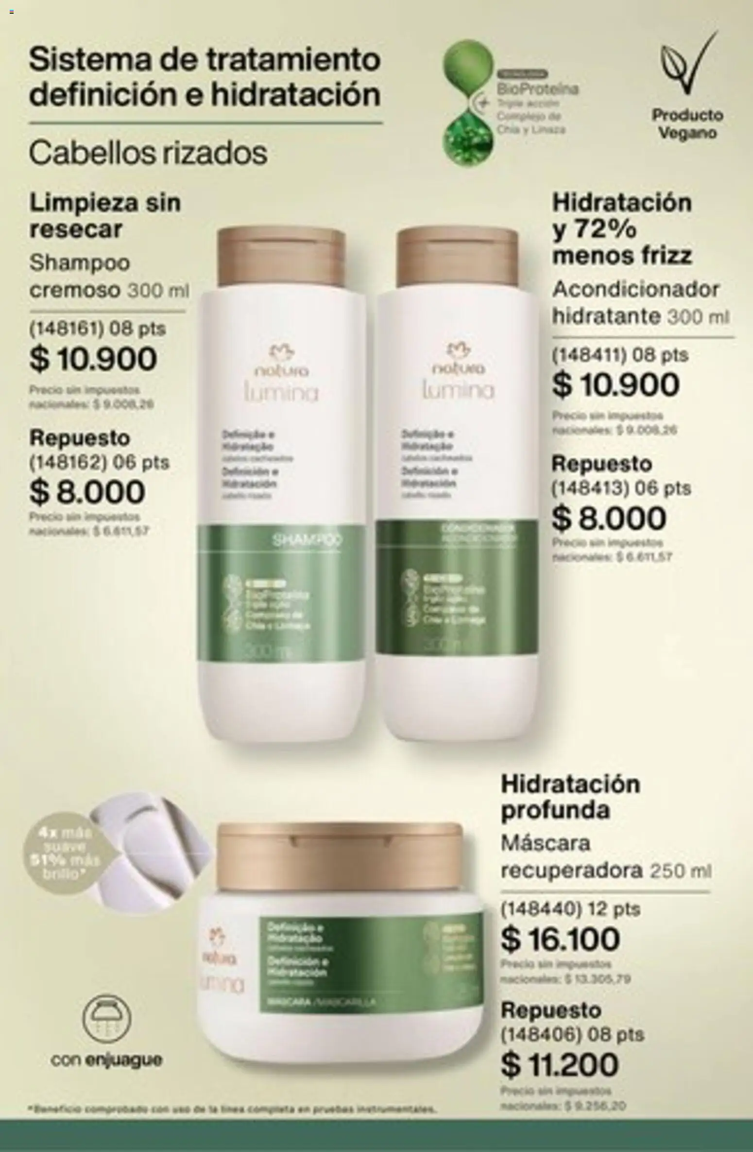Catálogo Natura Ciclo 16/2025 │ válido desde el 01.11.2025 | Página: 254 | Productos: Máscara, Shampoo, Acondicionador, Brillo