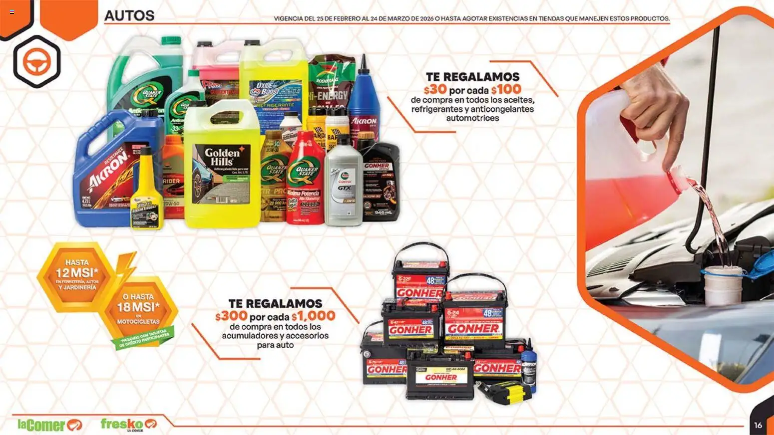 Nuevas ofertas de La Comer válidas en toda la República Mexicana desde el 25.02.2026. ¡Encuentra las mejores ofertas en La Comer folleto! | Página: 16 | Productos: Té