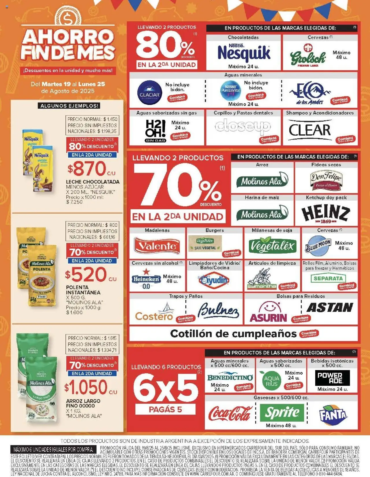 Carrefour ofertas - Chubut │ válido desde el 19.08.2025 | Página: 11 | Productos: Caso, Sobre, Shampoo, Arroz