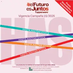 Vista previa Tupperware - Hasta Agotar Stock válido desde el 15.09.2025