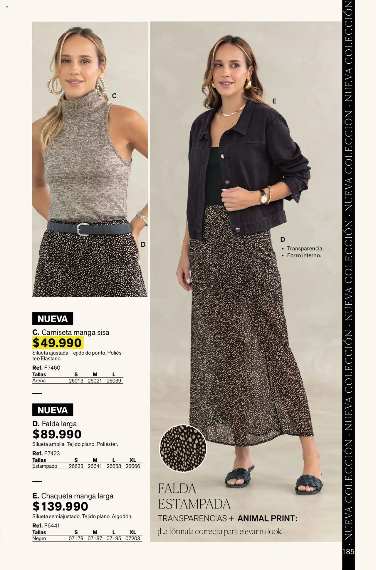 Leonisa revista - valida desde el 04.08.2025 | Página: 185 | Productos: Falda, Camiseta, Camiseta manga sisa, Chaqueta