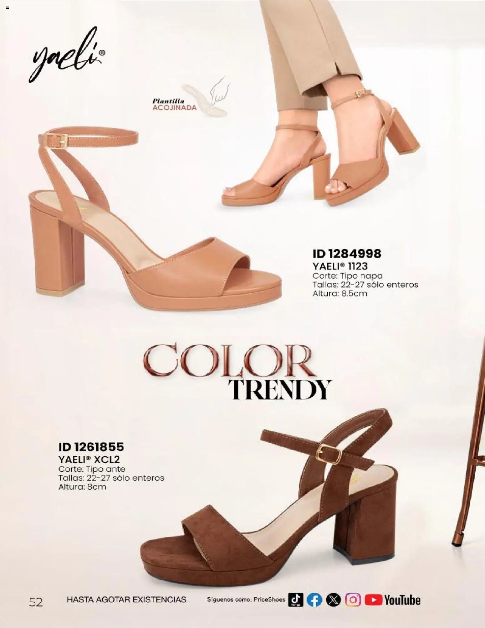 Nuevas ofertas de Price Shoes válidas en toda la República Mexicana desde el 23.04.2026. ¡Encuentra las mejores ofertas en Price Shoes catálogo Sandalias Fiesta & Vestir! | Página: 52