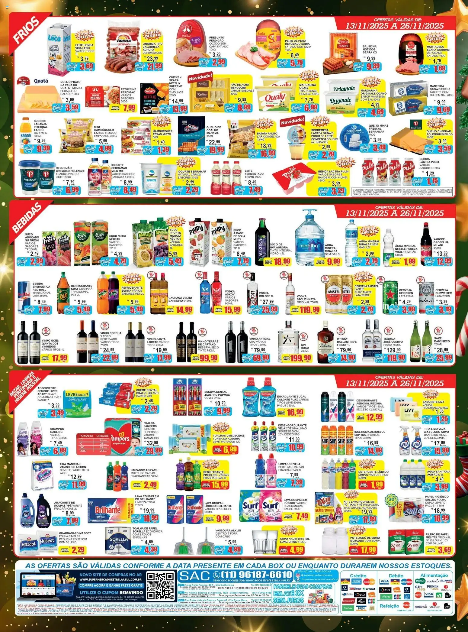Estrela Azul Folheto - válido de 13.11.2025 | Página: 4 | Produtos: Desodorante, Vodka, Rexona, Margarina