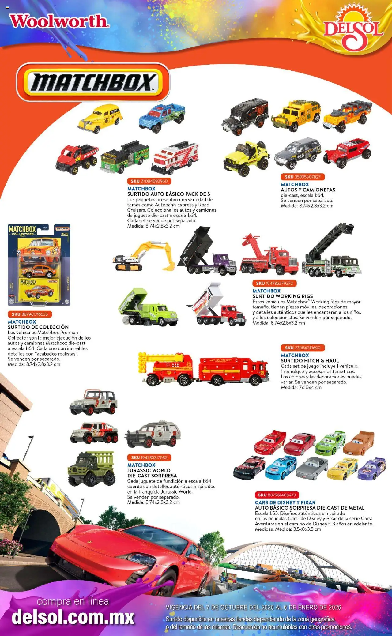 Nuevas ofertas de Del Sol y Woolworth válidas en toda la República Mexicana desde el 07.10.2025. ¡Encuentra las mejores ofertas en Del Sol y Woolworth - Catálogo Castillo Del Juguete! | Página: 160 | Productos: Juego