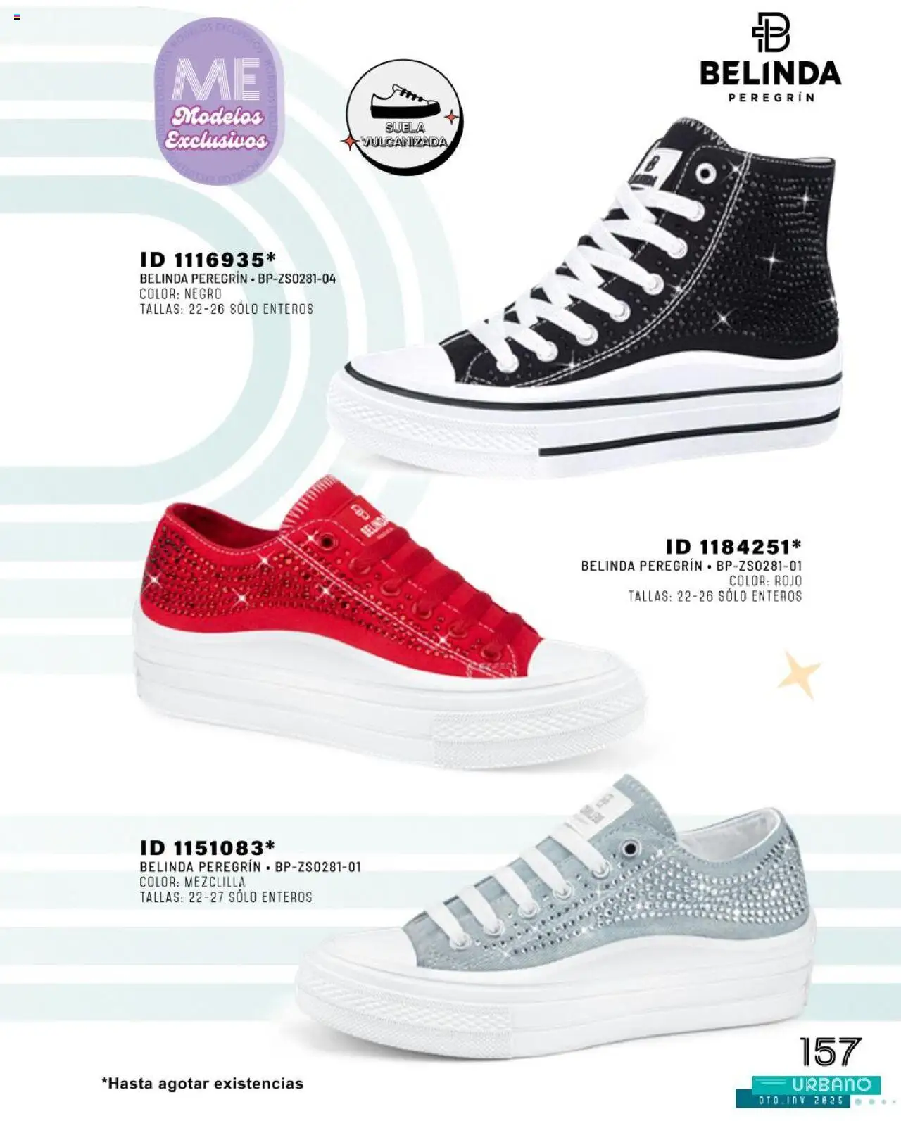 Nuevas ofertas de Price Shoes válidas en toda la República Mexicana desde el 24.07.2025. ¡Encuentra las mejores ofertas en Price Shoes catálogo Urbano otoño / invierno 2025! | Página: 157