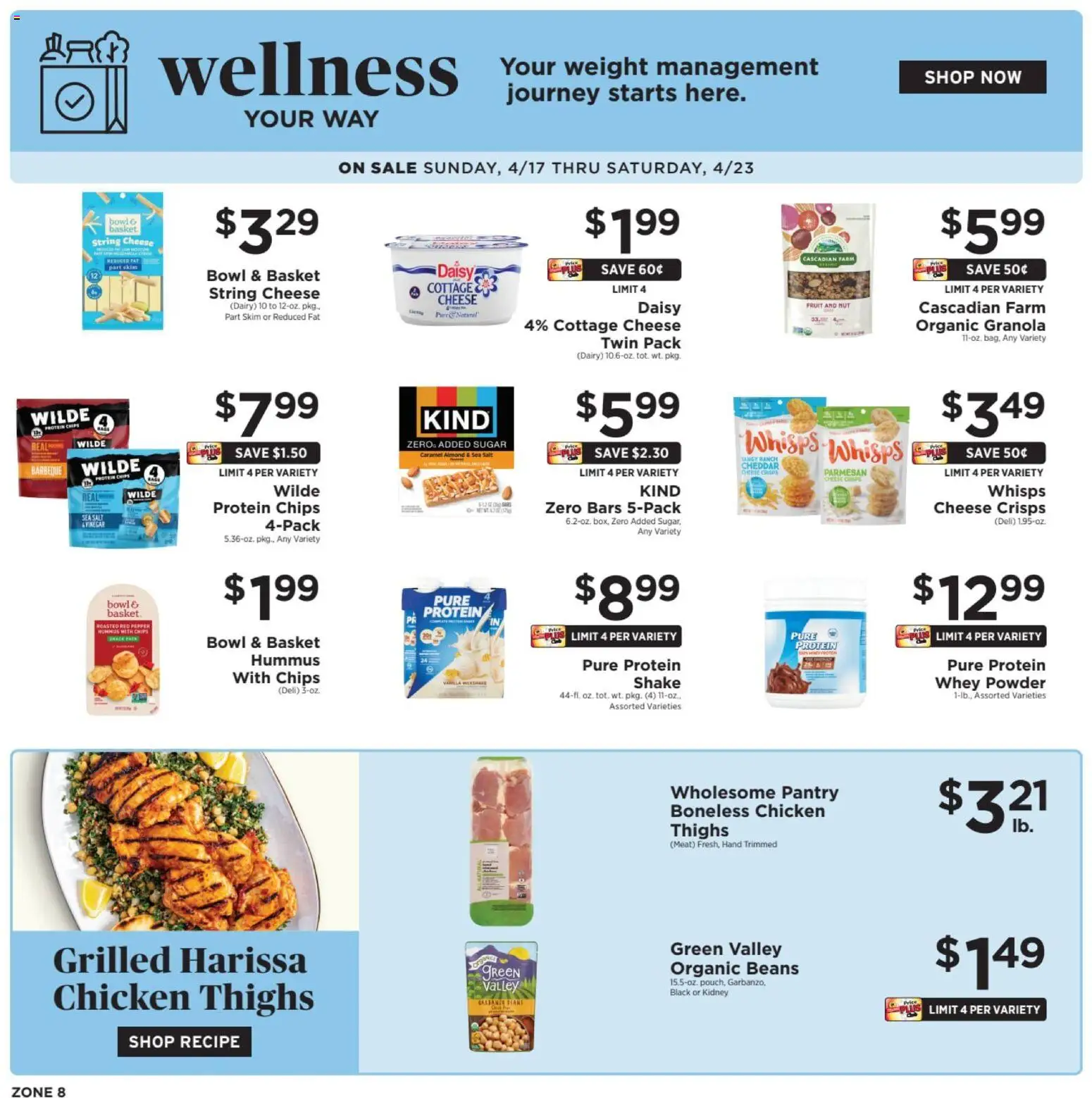 ShopRite Shop Wellness - valid from 17.04.2026 | Page: 1 | Products: Powder, Chips, Sugar, Pepper
