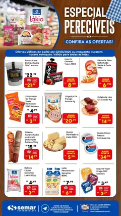 Semar Supermercado - Ofertas Especial Perecíveis - Pré-Visualização do folheto da loja Semar Supermercado, válido de 24.02.2026
