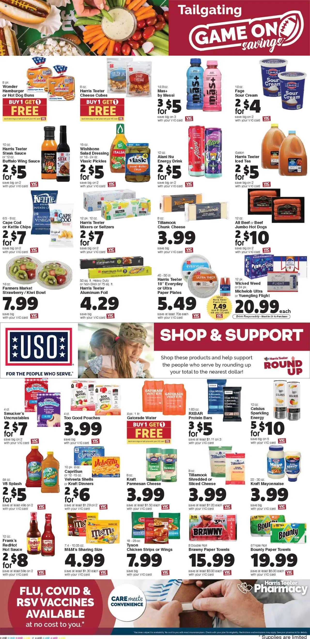 Harris Teeter Weekly Ad - NC - valid from 03.09.2025 | Page: 6 | Products: Cheese, Mayonnaise, Lemon, Kettle