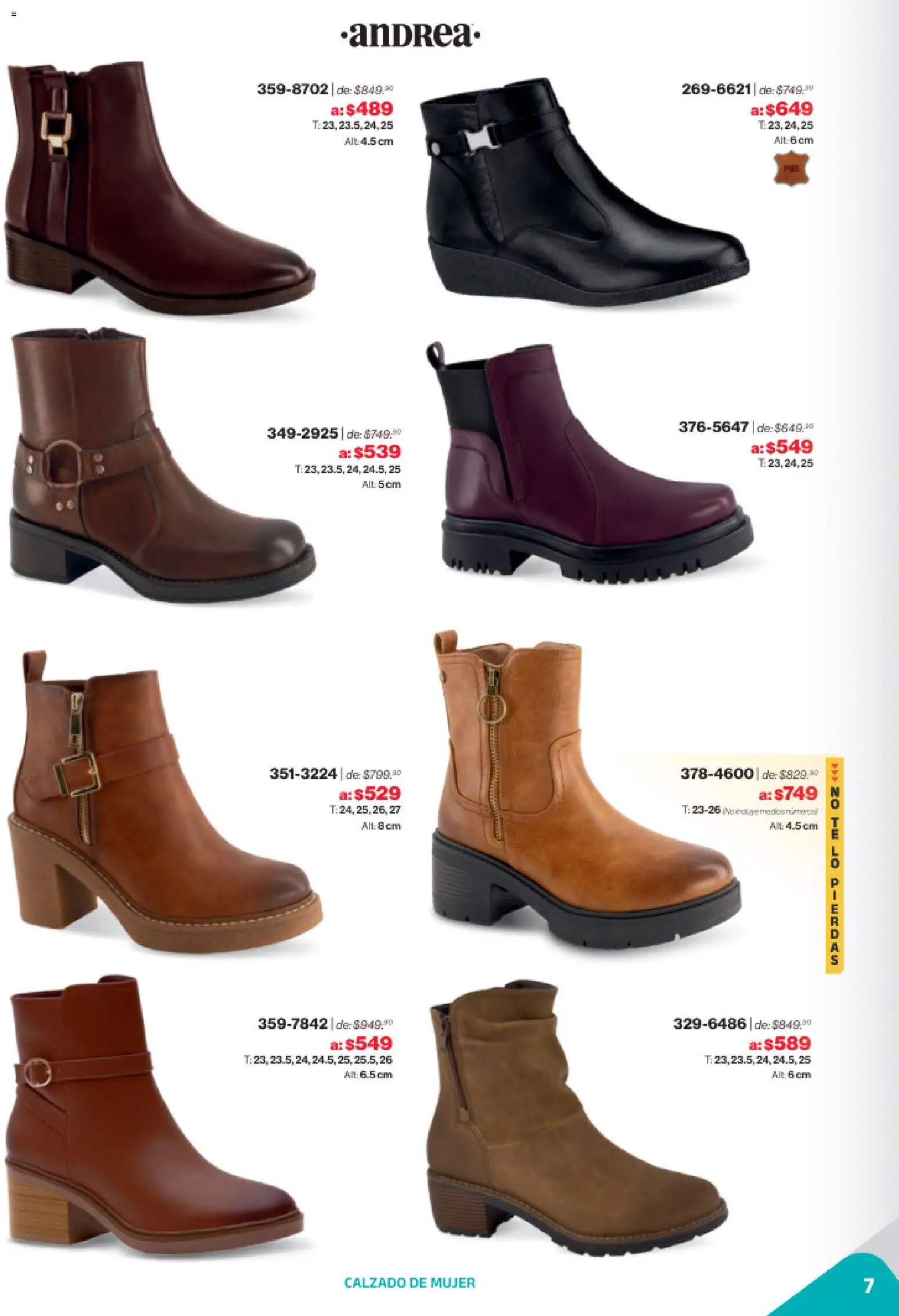 Nuevas ofertas de Andrea válidas en toda la República Mexicana desde el 02.11.2025. ¡Encuentra las mejores ofertas en Andrea catálogo Outlet! | Página: 7