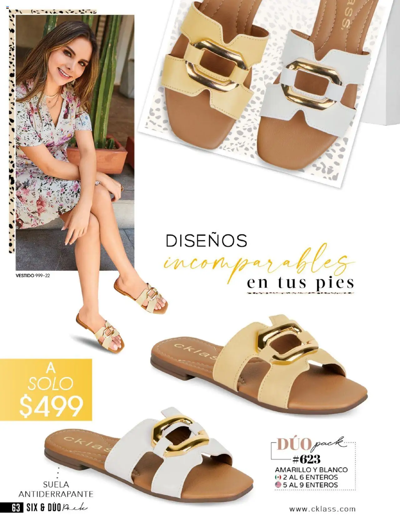 Nuevas ofertas de Cklass válidas en toda la República Mexicana desde el 14.07.2025. ¡Encuentra las mejores ofertas en Cklass catálogo Six y Duopack! | Página: 64 | Productos: Vestido