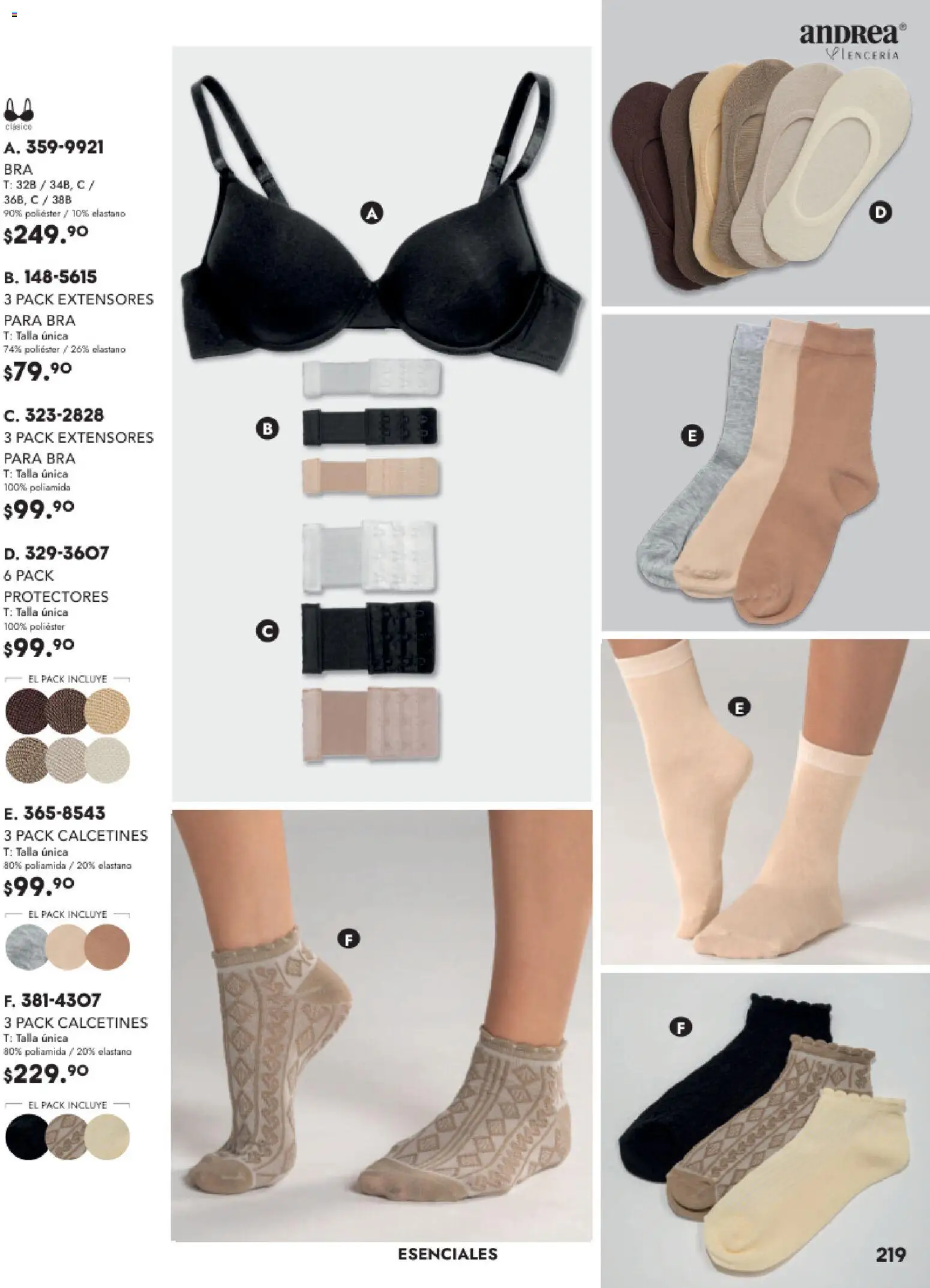 Nuevas ofertas de Andrea válidas en toda la República Mexicana desde el 26.11.2025. ¡Encuentra las mejores ofertas en Andrea catálogo Lancería, Vestir Interior otoño 2025! | Página: 55