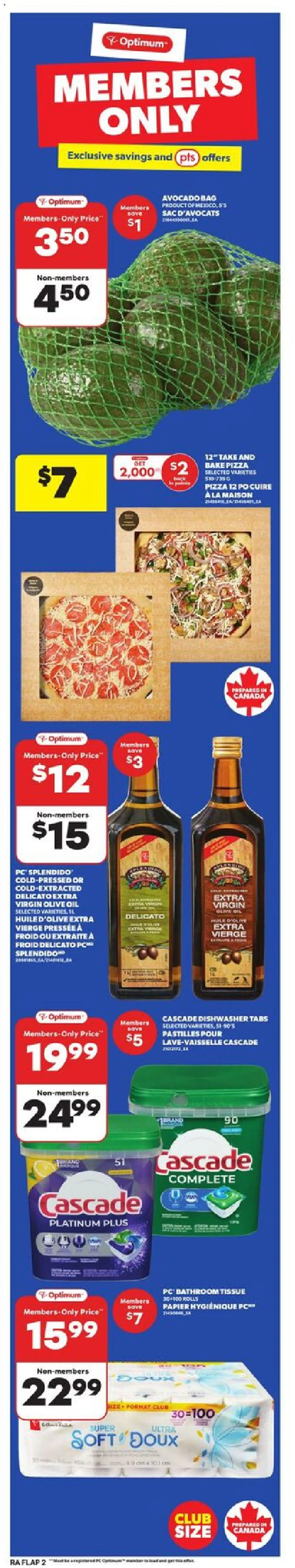Atlantic Superstore flyer valid from 30.10.2025 | Page: 2 | Products: PC, Dishwasher, Oil, Pizza