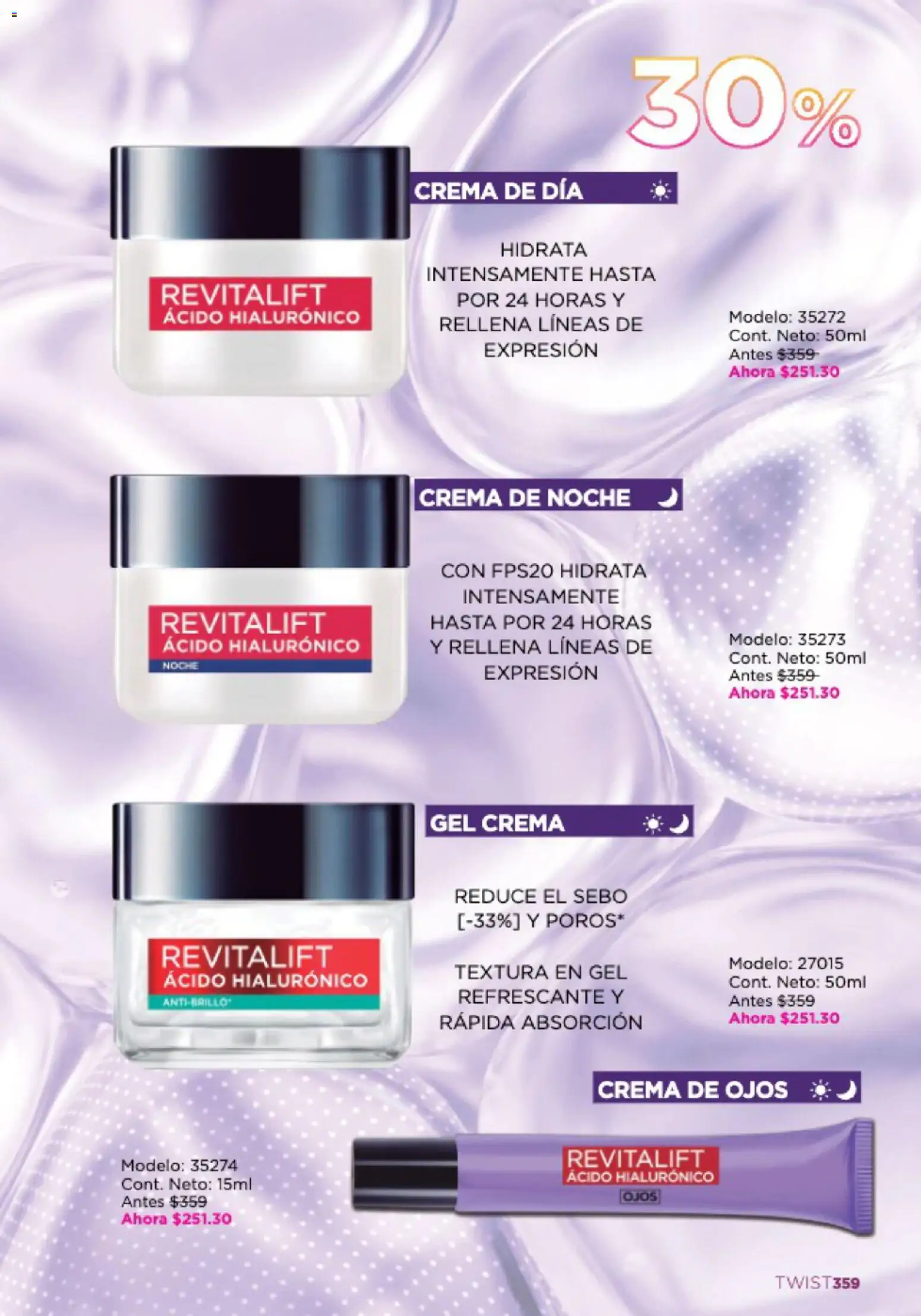 Nuevas ofertas de Ilusión válidas en toda la República Mexicana desde el 01.04.2026. ¡Encuentra las mejores ofertas en Ilusión catálogo Primavera! | Página: 361 | Productos: Crema