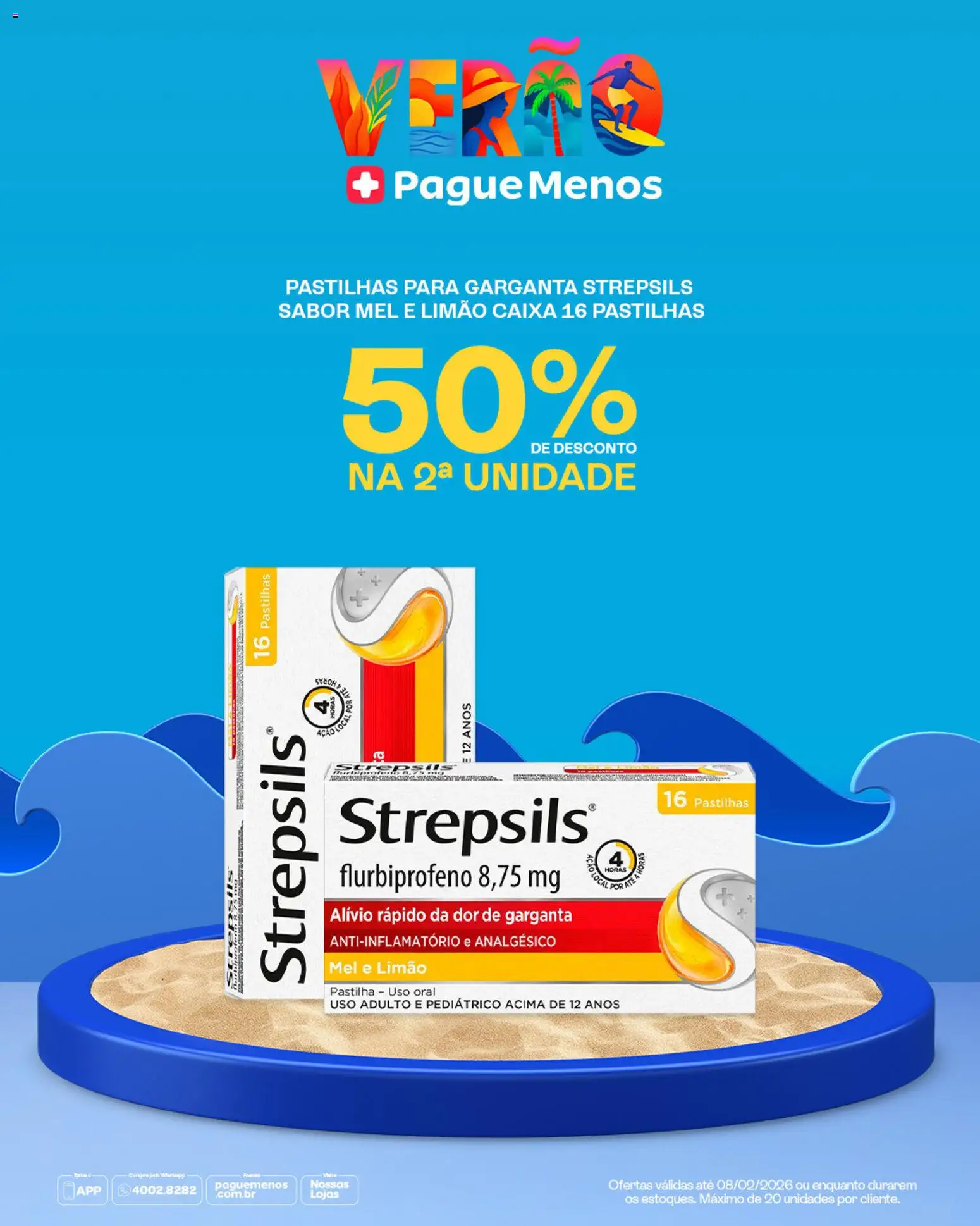 Pague Menos Folheto - válido de 02.02.2026 | Página: 7 | Produtos: Caixa, Mel