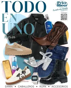Vista previa de Price Shoes catálogo Todo en uno, nuevo folleto de la tienda, válido en México a partir del 27.10.2025