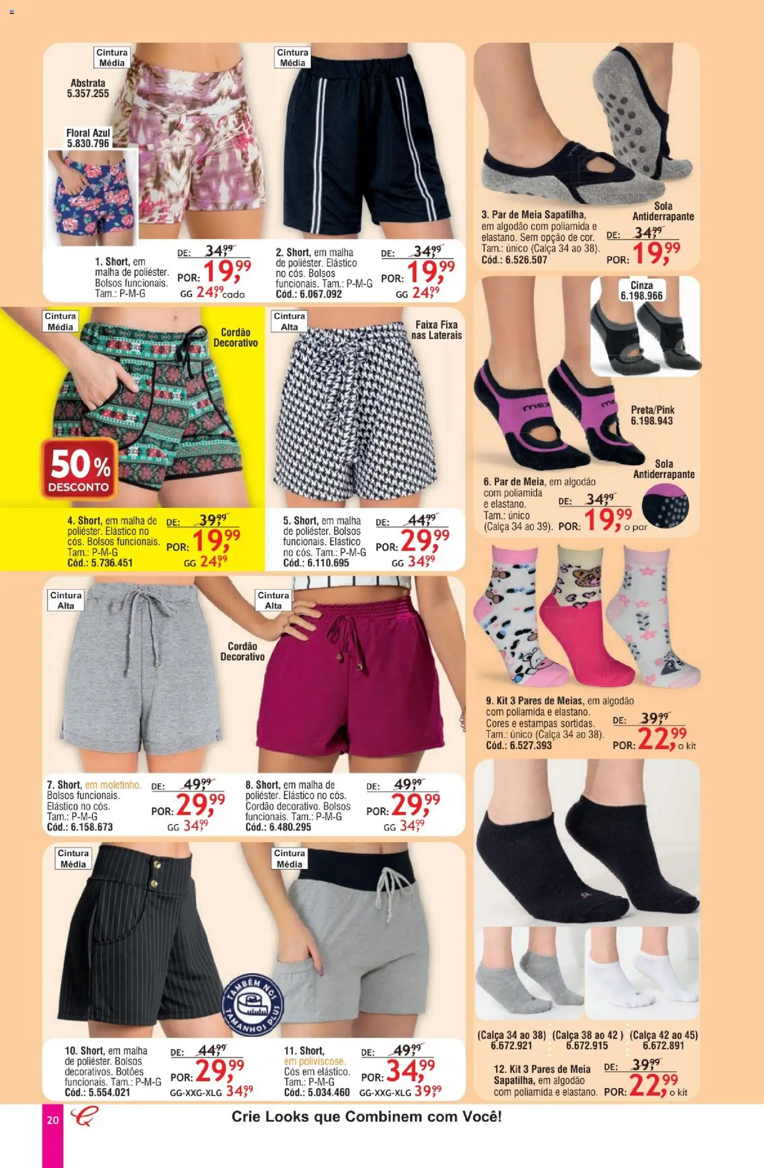 Quatro Estações Folheto - válido de 01.05.2026 | Página: 16 | Produtos: Calça, Algodão