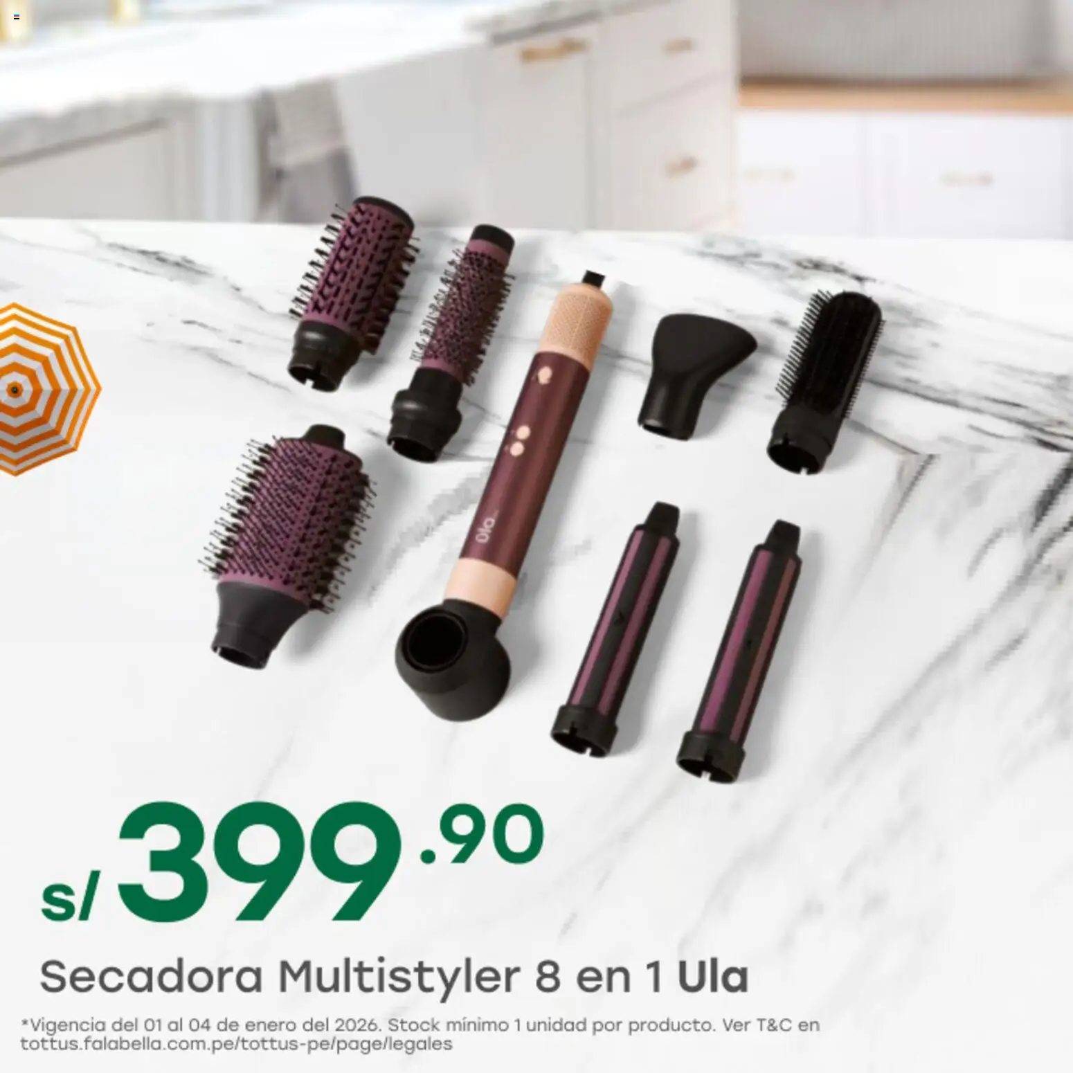 Catálogo Tottus válido desde 01.01.2026 | Página: 1 | Productos: Secadora