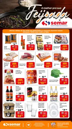 Semar Supermercado ofertas Feijoada - Pré-Visualização do folheto da loja Semar Supermercado, válido de 24.03.2026