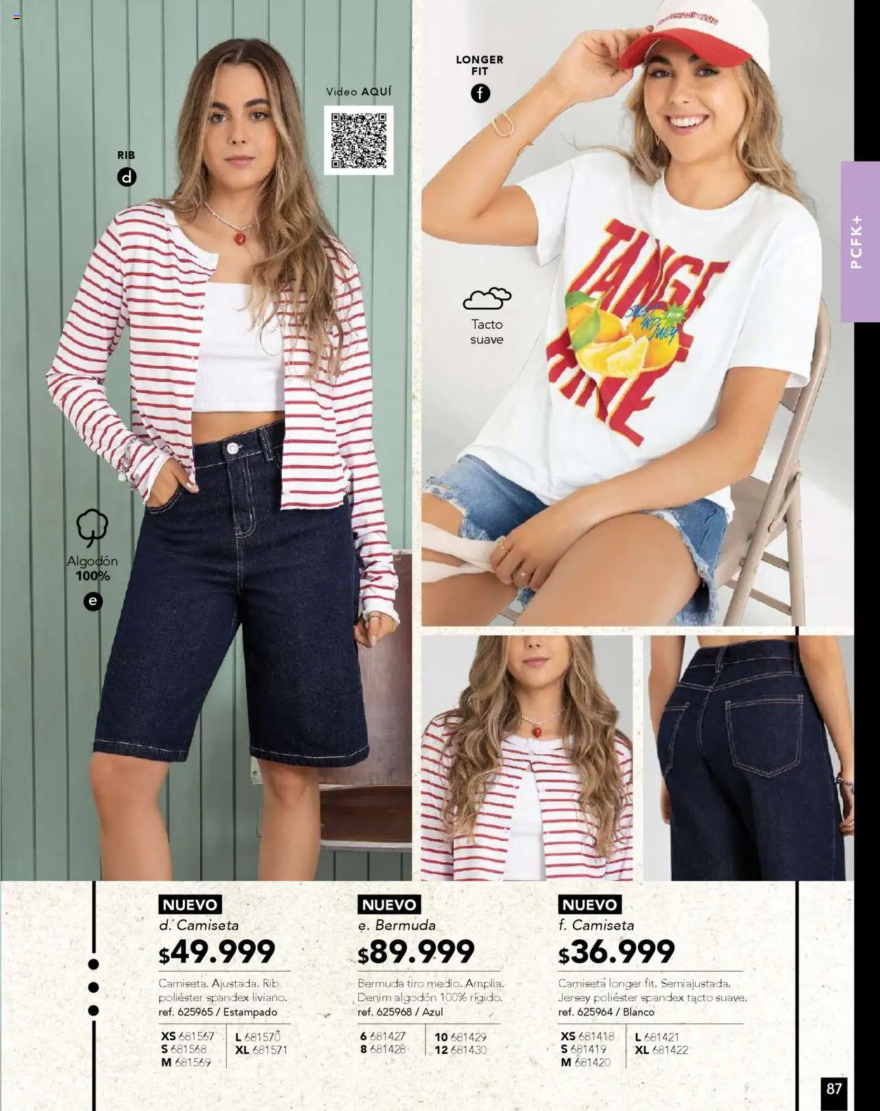Pacifika revista - valida desde el 01.09.2025 | Página: 99 | Productos: Algodón, Video, Bermuda, Camiseta
