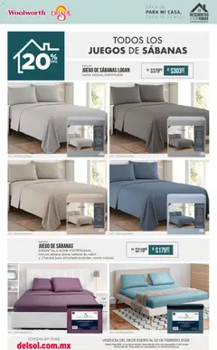 Vista previa de Del Sol y Woolworth catálogo Para mí, para mi casa, para mi familia, nuevo folleto de la tienda, válido en México a partir del 08.01.2026 | Página: 19