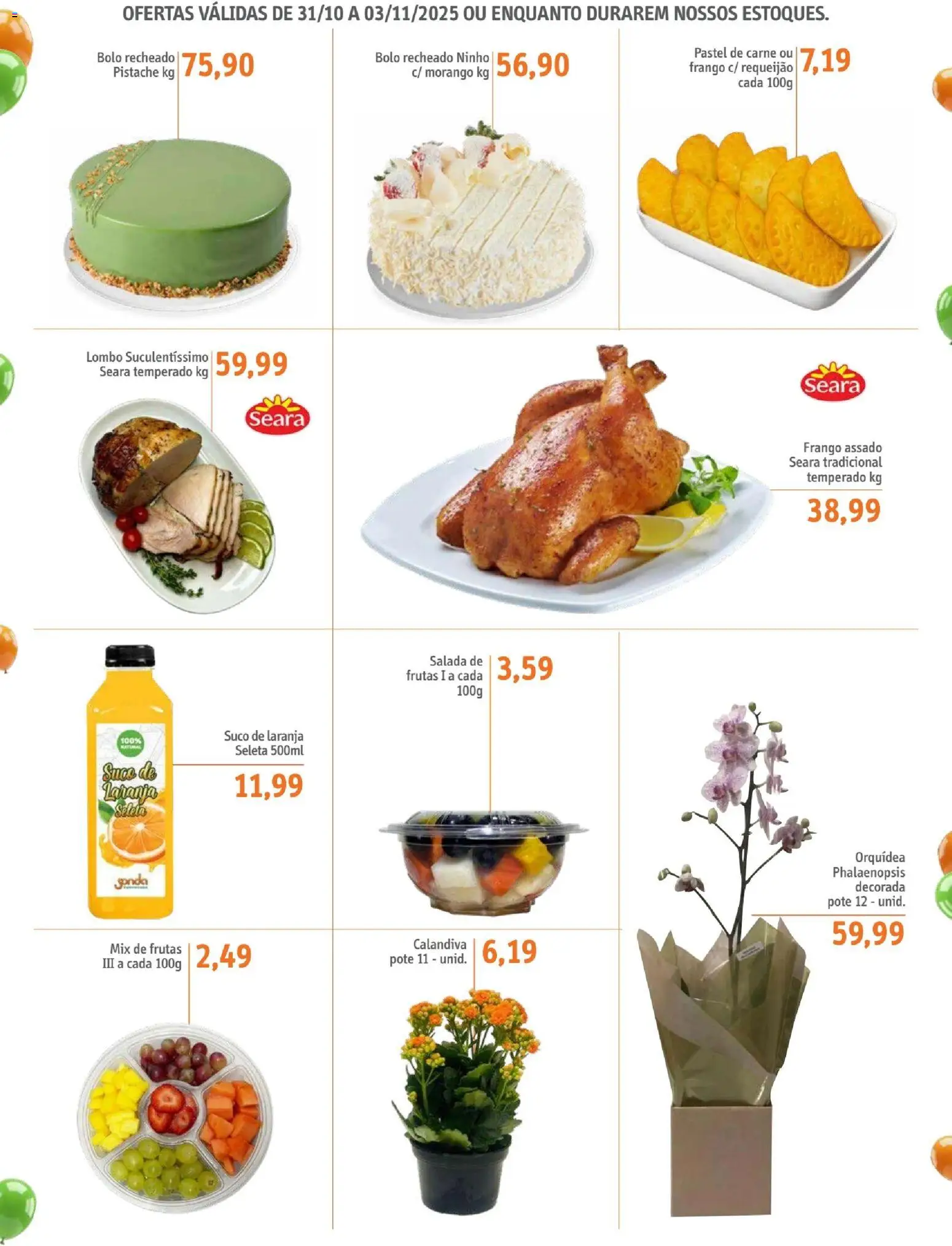 Sonda Folheto - válido de 31.10.2025 | Página: 6 | Produtos: Suco, Salada, Frango, Requeijão