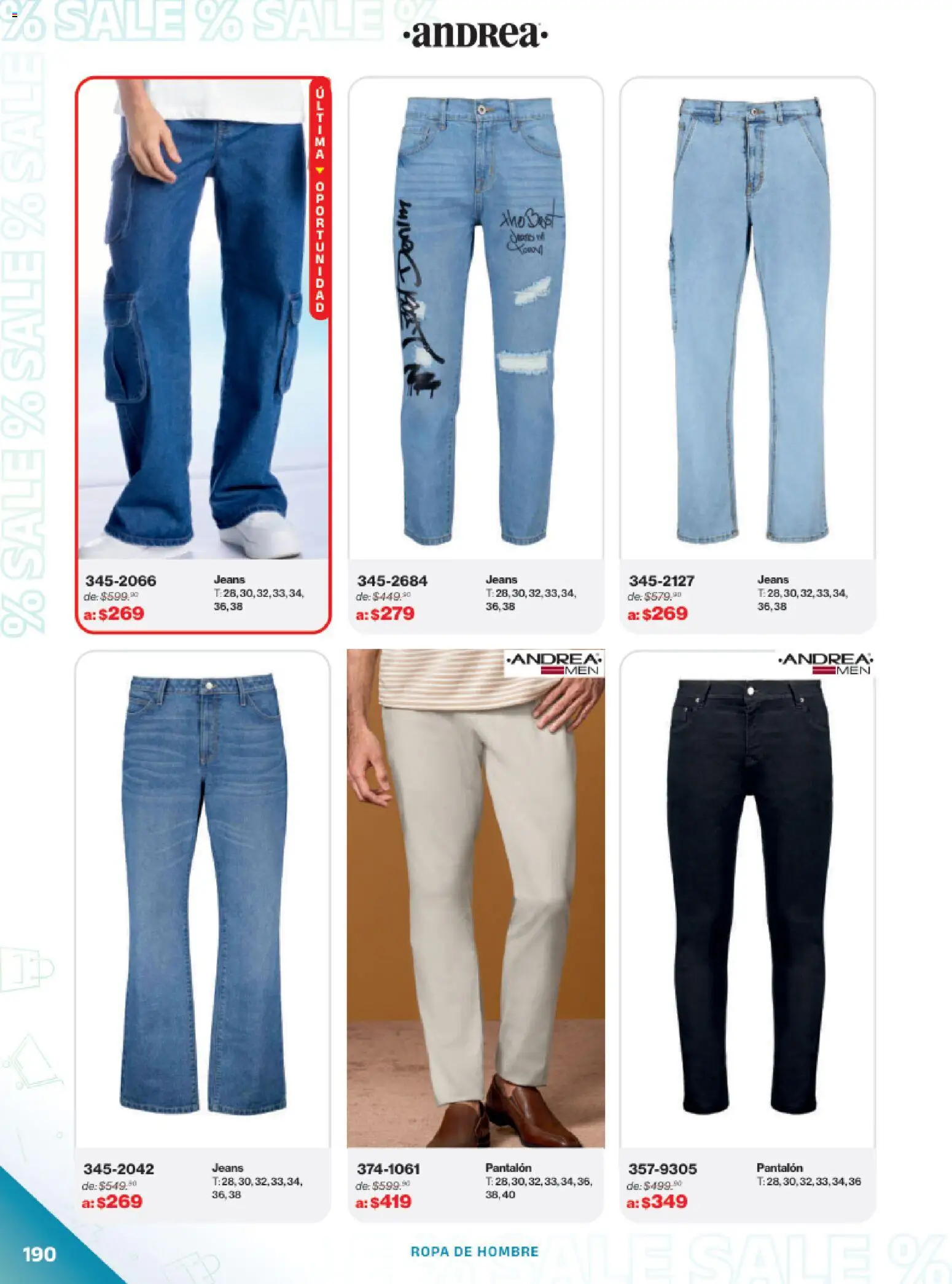 Nuevas ofertas de Andrea válidas en toda la República Mexicana desde el 21.12.2025. ¡Encuentra las mejores ofertas en Andrea catálogo Outlet! | Página: 190 | Productos: Ropa