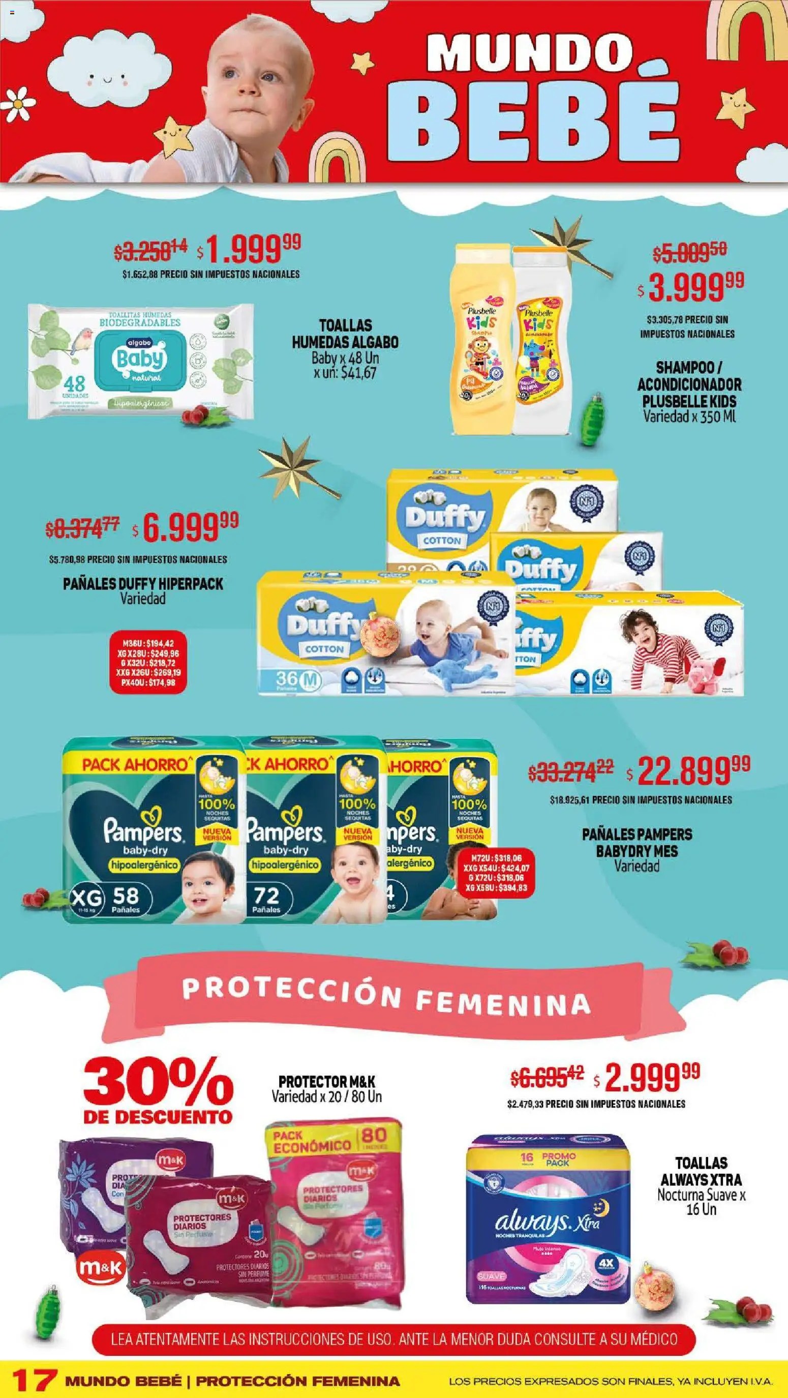 Makro ofertas │ válido desde el 11.12.2025 | Página: 17 | Productos: Perfume, Acondicionador, Pañales, Protectores diarios