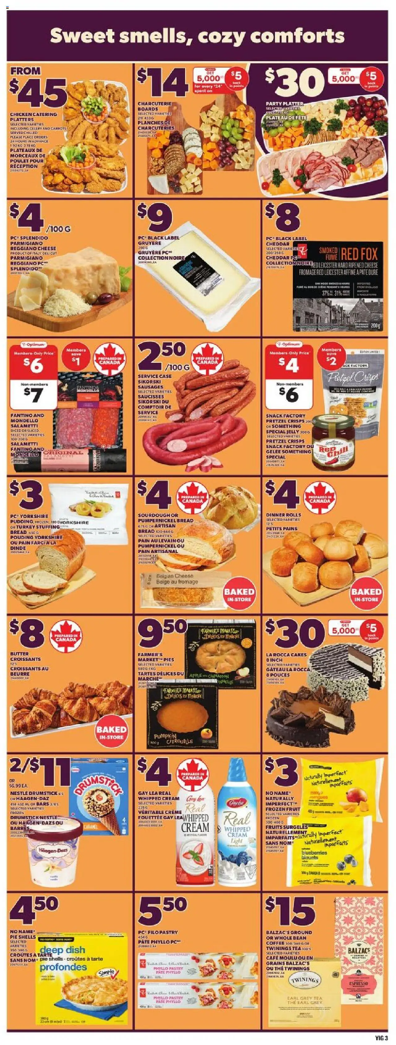 Independent Grocer flyer valid from 09.10.2025 | Page: 6 | Products: Cream, PC, Butter, Pumpkin